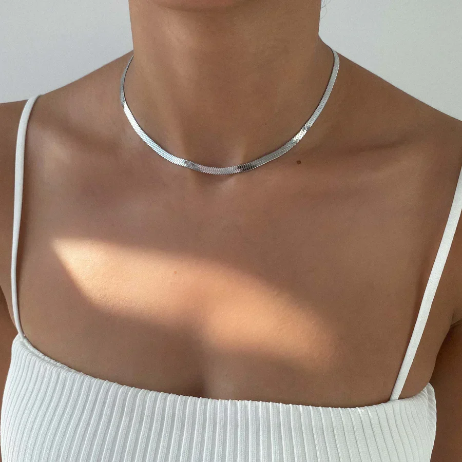 Herringbone Necklace - Image 4